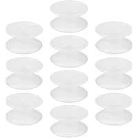 YOUTHINK 10Pcs Ventosas para Acuario de Vidrio Acuario Silicona Doble Cara